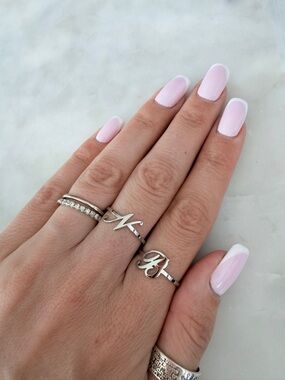 90. Stainless steel adjustable initial ring